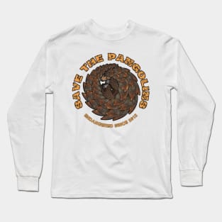 Save The Pangolins Endandgered Since 2013 Long Sleeve T-Shirt